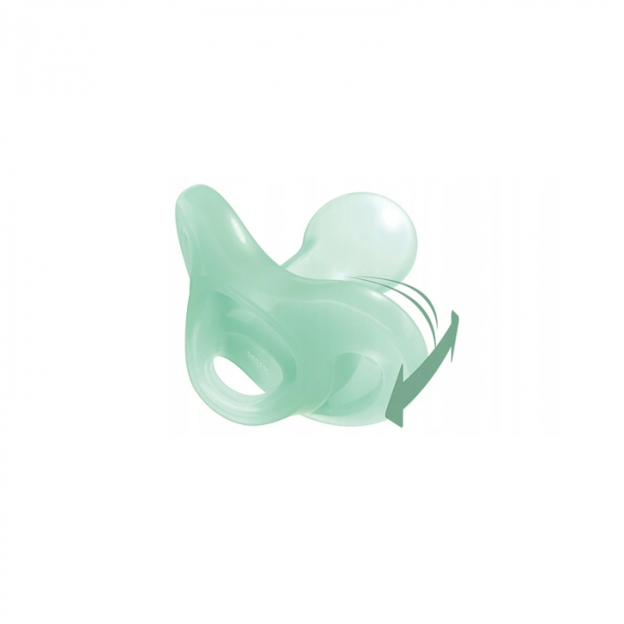 Suzeta ortodontica din silicon 6-18 luni Nuk Sensitive 736386V [4]