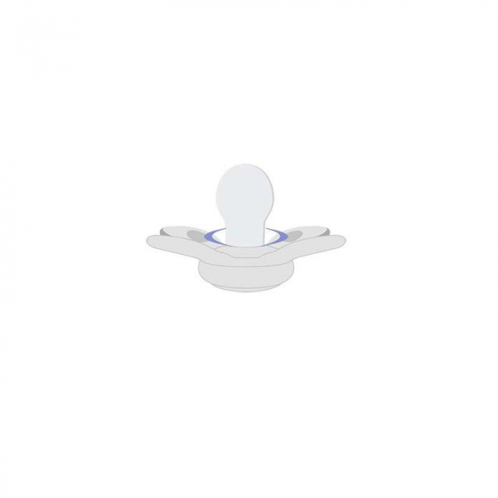Suzeta ortodontica din silicon 6-16 luni Chicco Physio Forma 059058 [2]