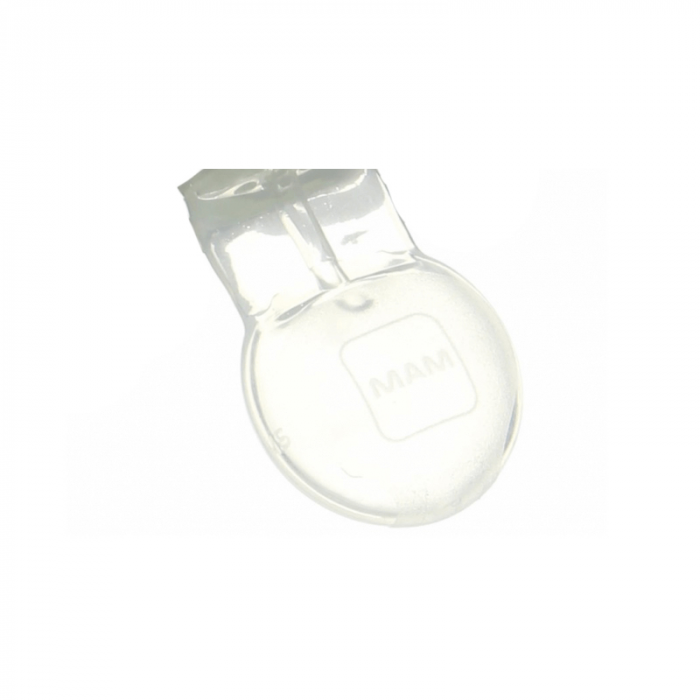 Suzeta ortodontica din silicon MAM Original Start 0+ luni GLA1, Roz [2]