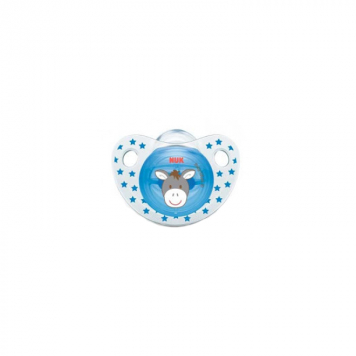 Suzetă ortodontică din silicon Nuk Baby Gluck 175162-1, Albastru [1]
