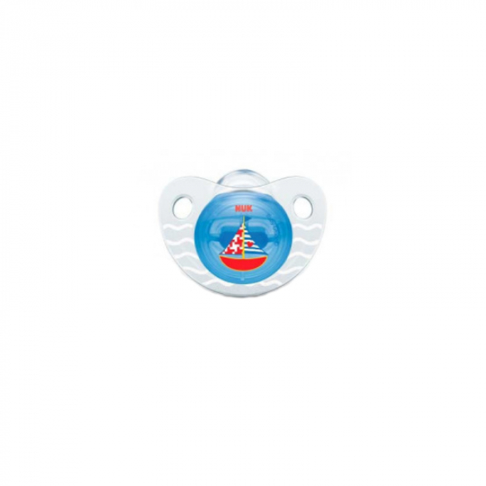 Suzetă ortodontică din silicon Nuk Baby Gluck 175162-2, Albastru [1]