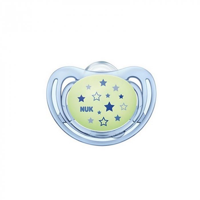 Suzeta ortodontica din silicon Nuk Freestyle 1730496-2, Albastru [1]