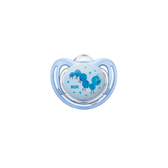 Suzetă ortodontică din silicon Nuk Freestyle 730133-1, Albastru [1]