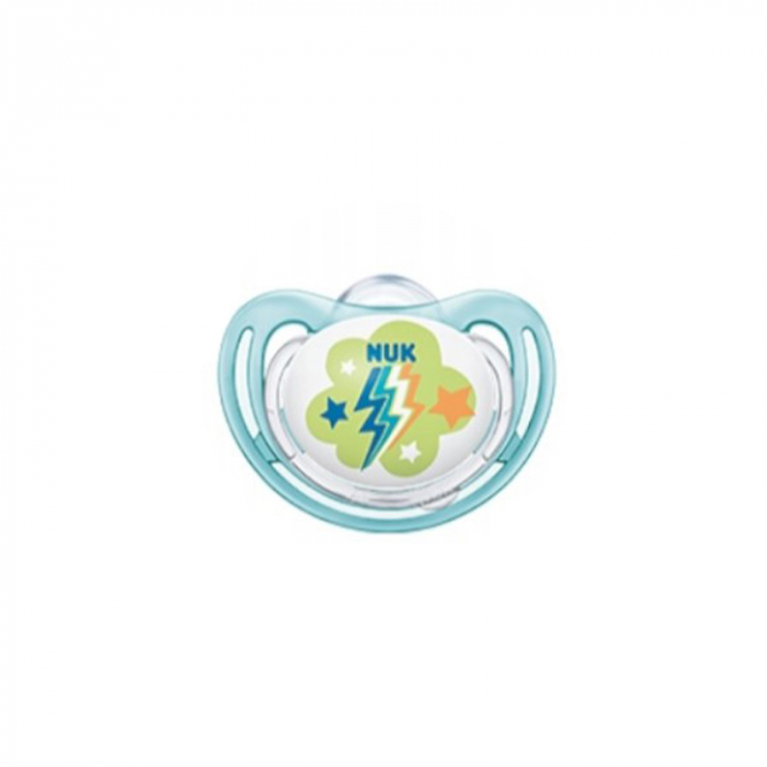 Suzetă ortodontică din silicon Nuk Freestyle 736208-2, Albastru [1]