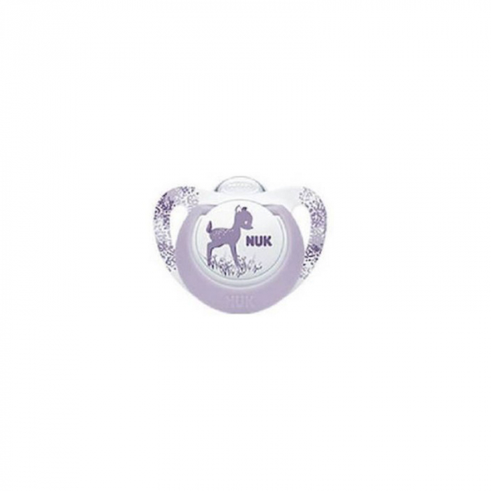 Suzetă ortodontică din silicon Nuk Genius Color 730047-1, Mov [1]