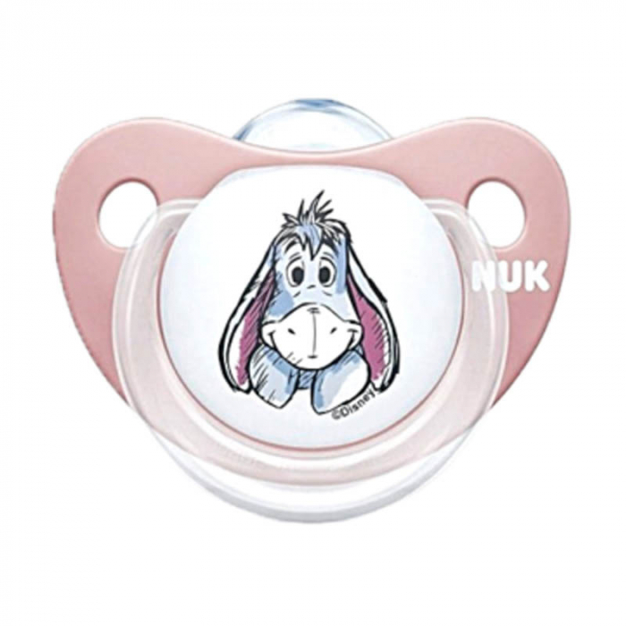 Suzeta ortodontica din silicon Nuk Disney baby 730324R, Roz [1]