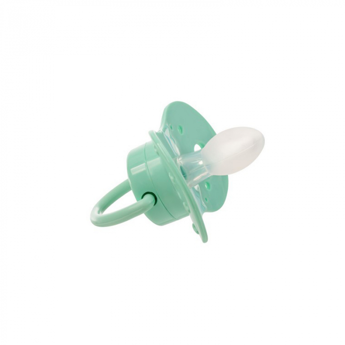Suzeta simetrica din silicon, 6-12 luni, Akuku A0588, Verde [2]