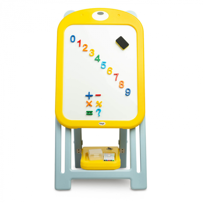 Jucarie tabla educativa cu scaun pentru copii Toyz MJ2103-16, Galben [3]