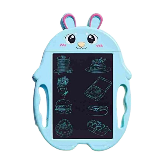 Tableta copii LCD Iepuras, cu buton de stergere, 23 cm RCO WP6011A, Albastru [2]