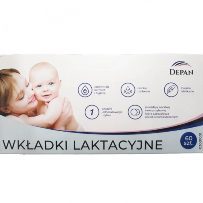 Tampoane pentru san 60 bucati Depan 713242, Alb [3]