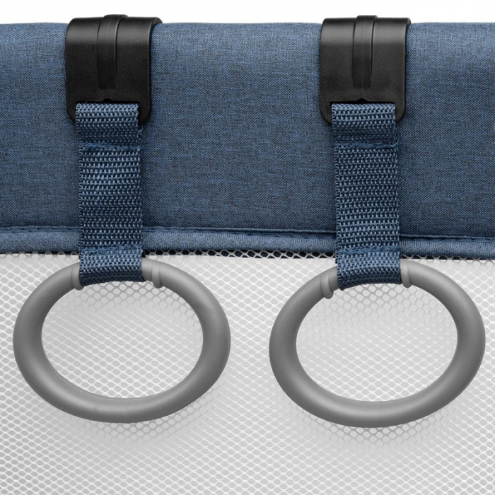 Tarc de joaca pentru copii de joaca 83 x 83 cm Caretero QUADRA 521050, Albastru [3]