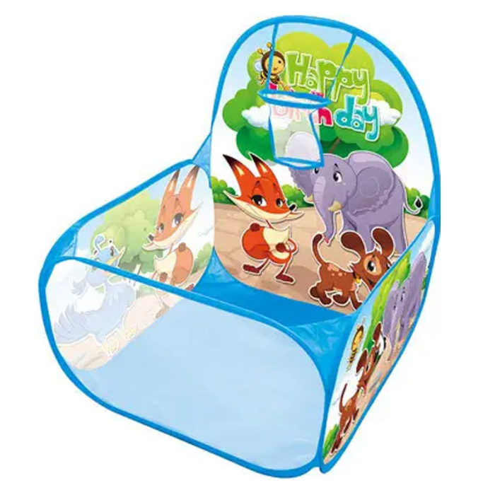 Tarc de joaca pentru copii cu 50 de bile 59 x 59 x 74 cm pentru copii Midex 473698, Multicolor [2]