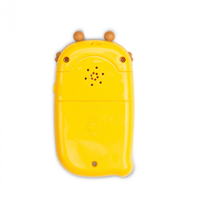Telefon interactiv de jucarie cu muzica si sunete Toyz HE0536G, Galben [3]