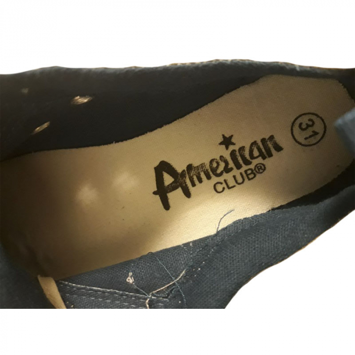 Tenisi din panza pentru baieti American Club LH37/20N-32, Negru [3]