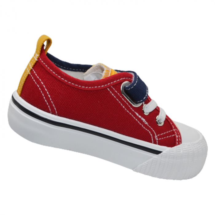 Tenisi din panza pentru baieti Bessky MY003-1A, Multicolor [4]
