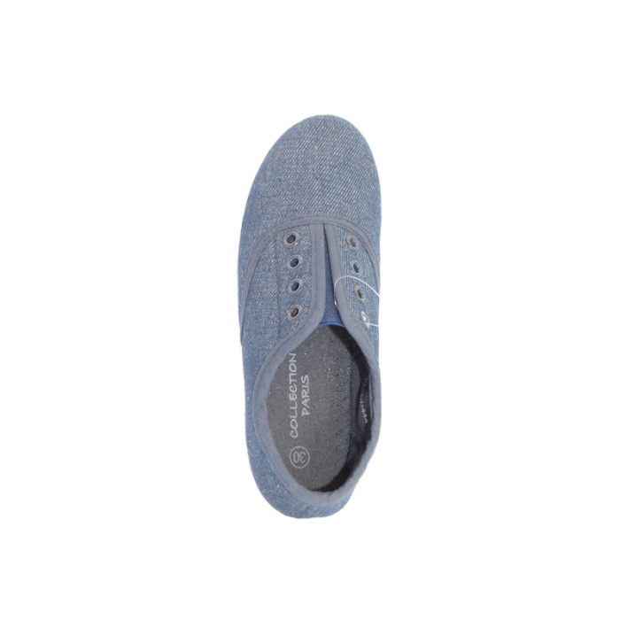 Tenisi din panza pentru baieti Mini Junior DD444B-30, Bleumarin [4]
