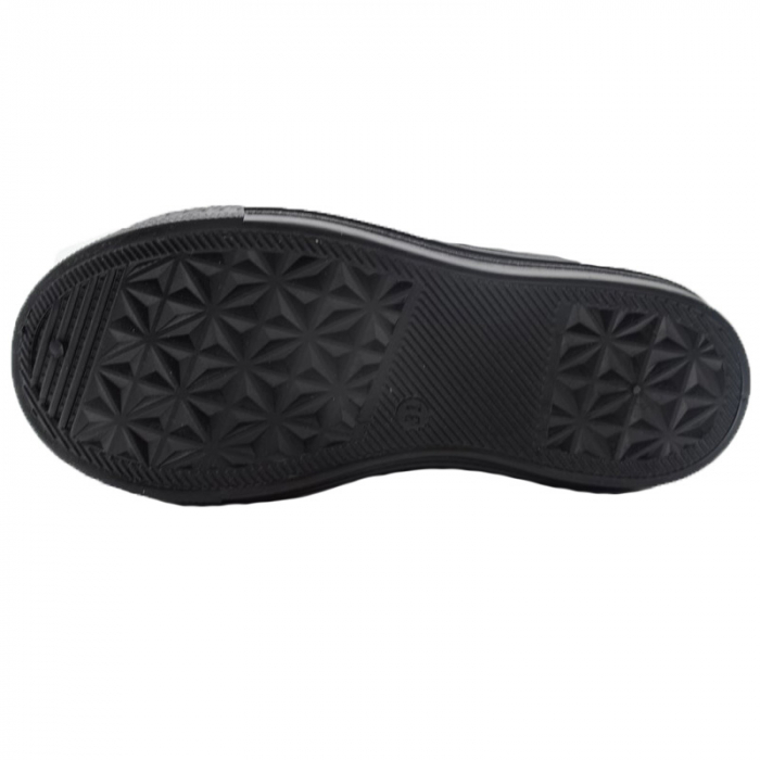 Tenisi din panza pentru copii 3F 3FN1-31, Negru [6]