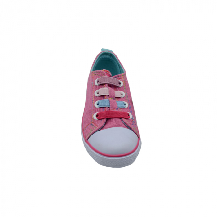 Tenisi din panza pentru fete American Club 45-28R-28, Roz [2]