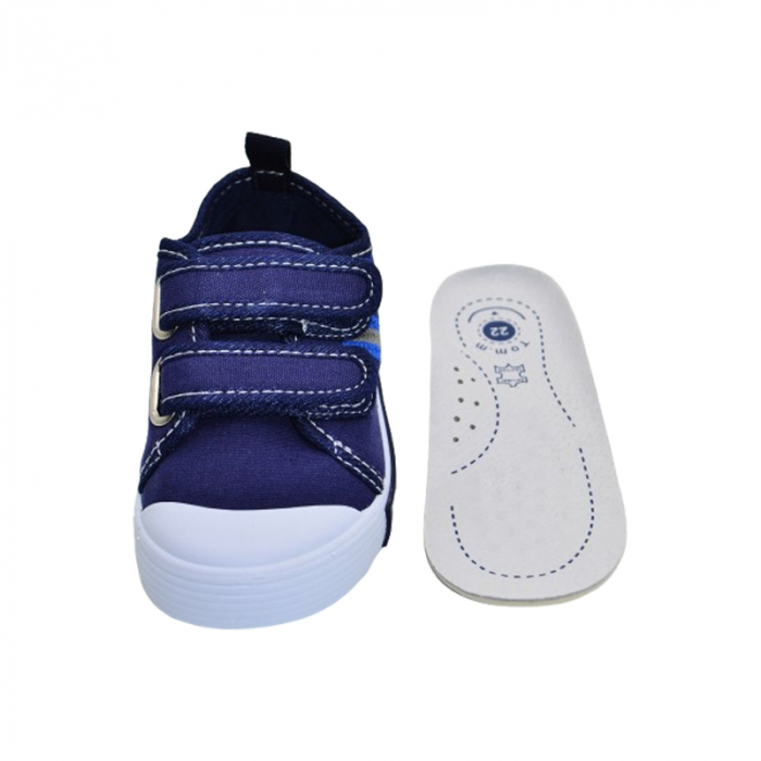 Tenisi ortopedici din panza pentru baieti, Tom Miki T-10389-H, Bleumarin [4]