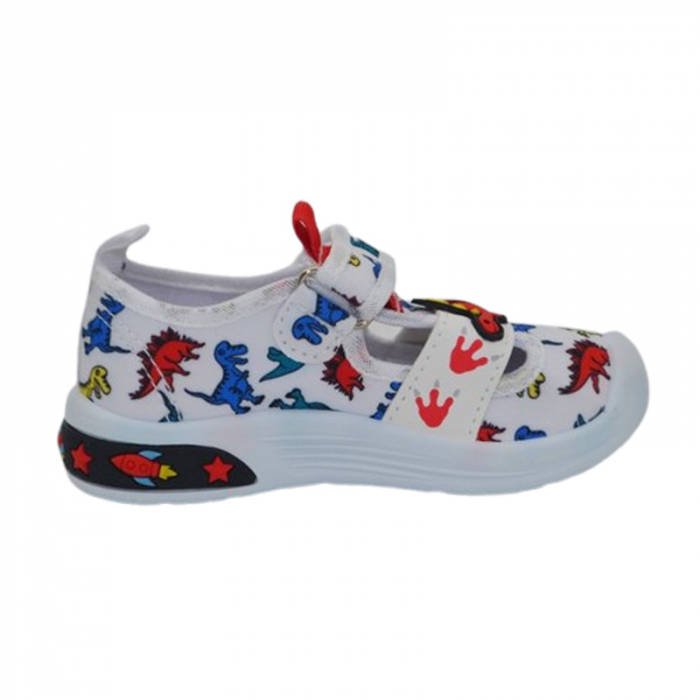 Tenisi ortopedici din panza, pentru baieti, Tom Miki T-11115-K, Multicolor [2]