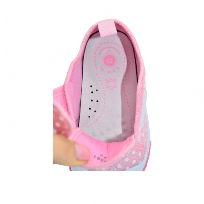 Tenisi ortopedici din panza pentru fete, Tom Miki T-10381-B, Roz [5]