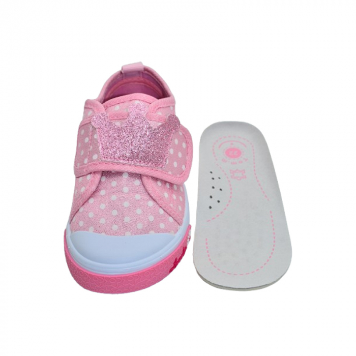 Tenisi ortopedici din panza pentru fete, Tom Miki T-10381-B, Roz [4]