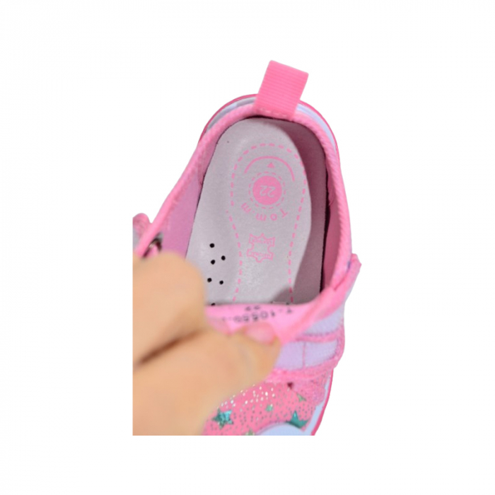 Tenisi ortopedici din panza pentru fete, Tom Miki T-10381-E, Roz [5]