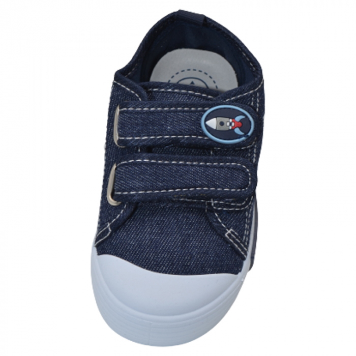 Tenisi ortopedici din panza pentru baieti Tom Miki T-10387-H, Bleumarin [3]