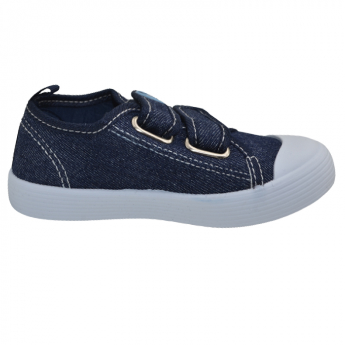 Tenisi ortopedici din panza pentru baieti Tom Miki T-10387-H, Bleumarin [2]