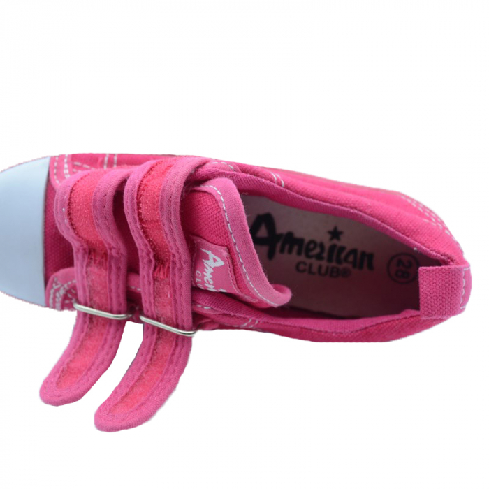 Tenisi panza pentru fete American Club SSBM-47-31, Fucsia [5]