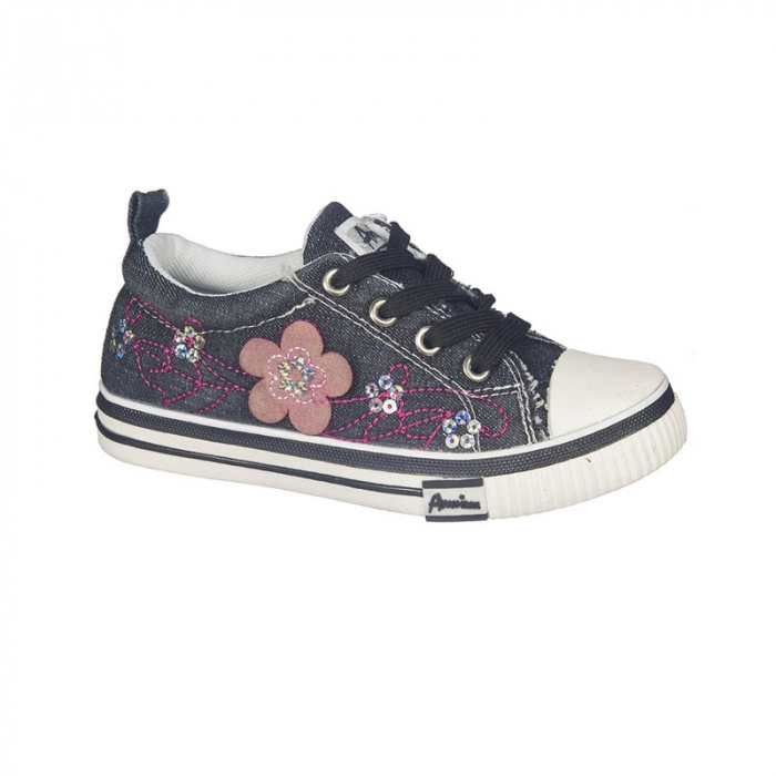 Tenisi pentru fete American Club 470/17G-32, Gri [3]