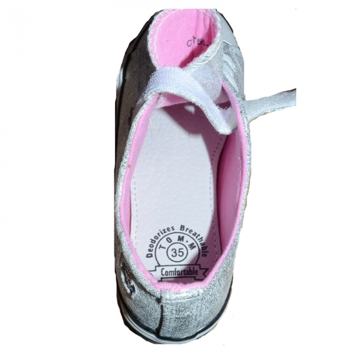 Tenisi pentru fete Tom Miki C-T55-83-B-AR-32, Argintiu [4]
