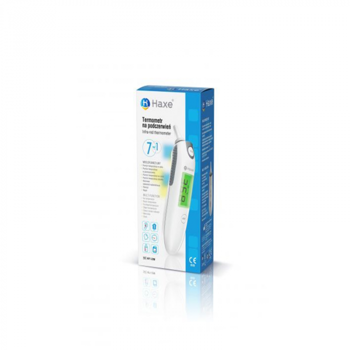 Termometru multifunctional cu infrarosu 7 in 1 Haxe 001208ALB, Alb [5]