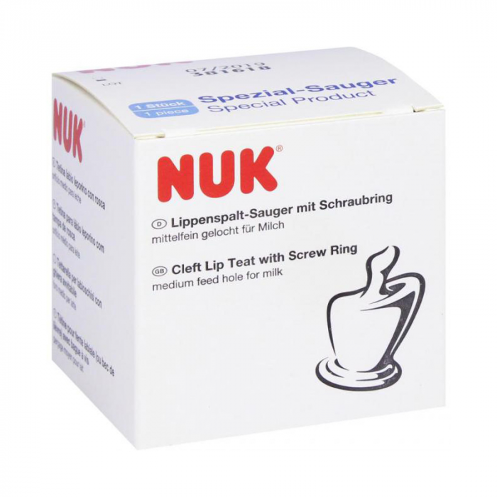 Tetina terapeutica din latex Nuk Special Product 107046G, Galben [2]