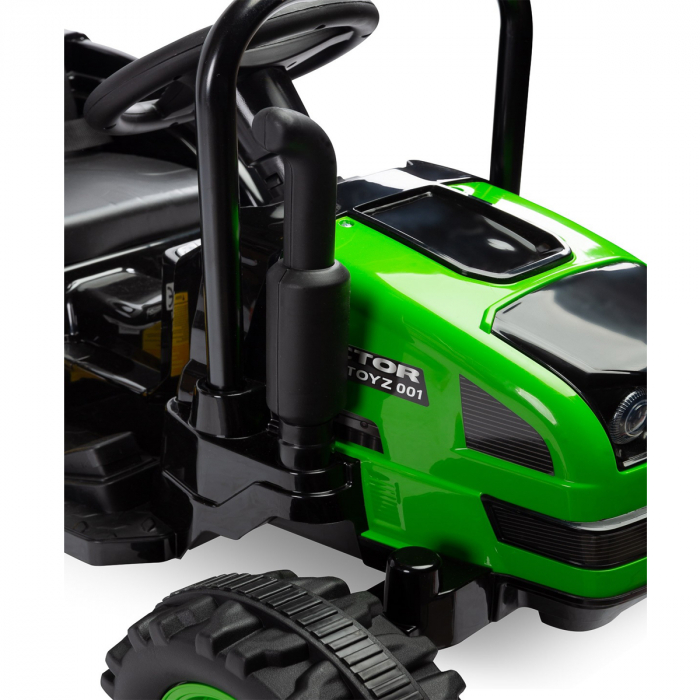 Tractor electric cu telecomanda 12 V Toyz Hector 7140, Verde [3]