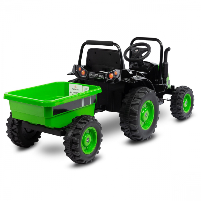 Tractor electric cu telecomanda 12 V Toyz Hector 7140, Verde [6]