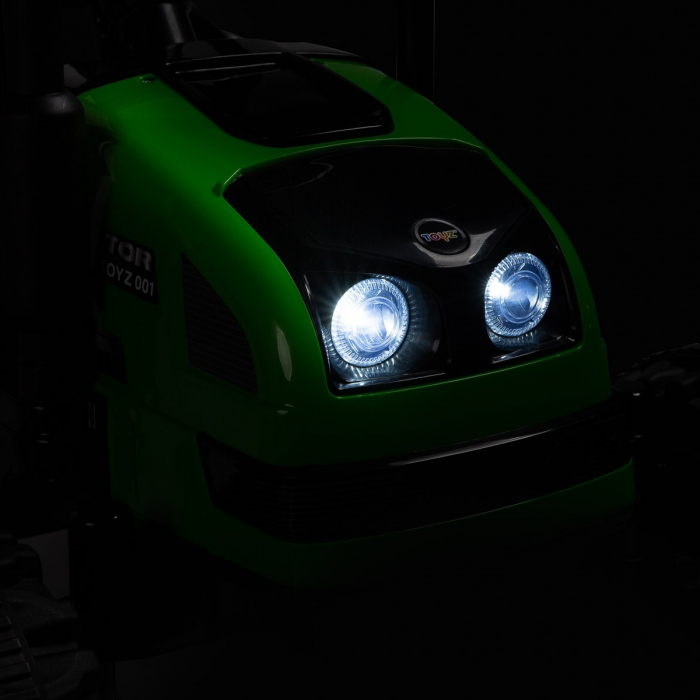 Tractor electric cu telecomanda 12 V Toyz Hector 7140, Verde [11]
