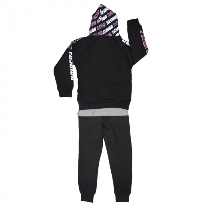 Trening 3 piese pentru fete Happy House WB-3030, Negru [2]