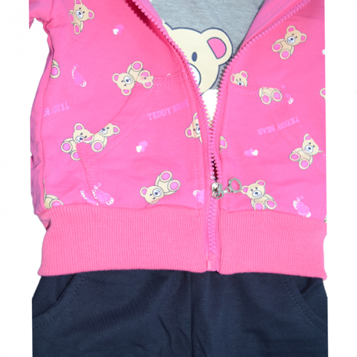 Trening 3 piese pentru fete Happy House WB-3024M, Multicolor [4]