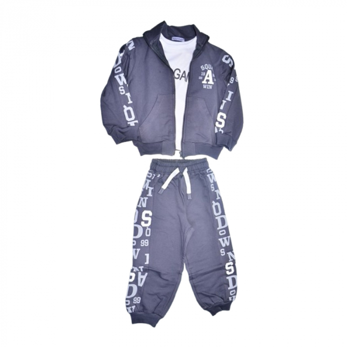 Trening din 3 piese, pentru baieti, Mini Junior 2747G, Gri [1]