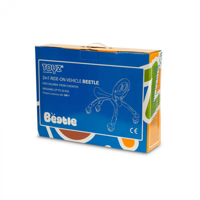 Tricicleta 2 in 1 pentru copii, Toyz Beetle Green 525515, Verde [5]