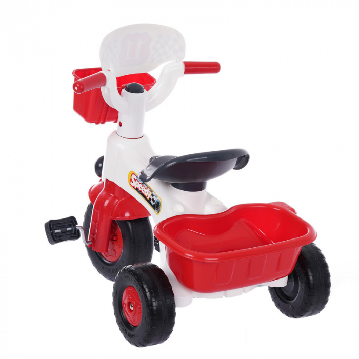 Tricicleta cu pedale pentru copii Mochtoys 5443, Multicolor [3]