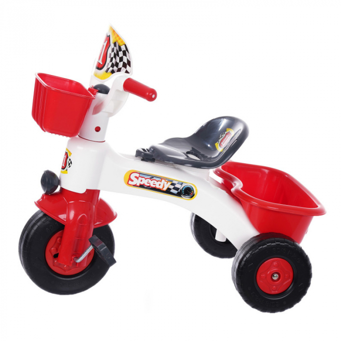 Tricicleta cu pedale pentru copii Mochtoys 5443, Multicolor [2]