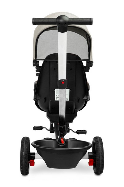 Tricicleta pentru copii, cu pozitie de somn si scaun reversibil, Toyz Dash 03580, Gri [4]