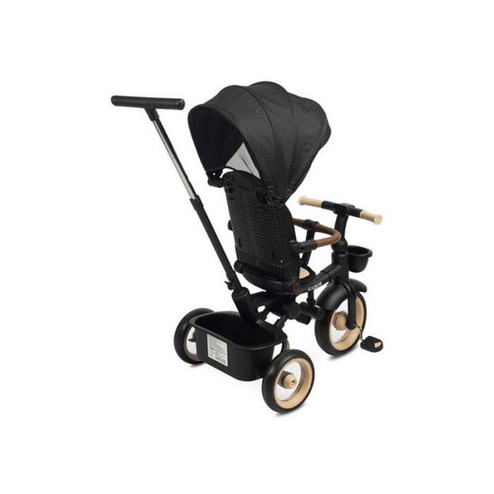 Tricicleta pentru copii, cu pozitie de somn si scaun reversibil, Toyz Saber 399984, Bej [2]