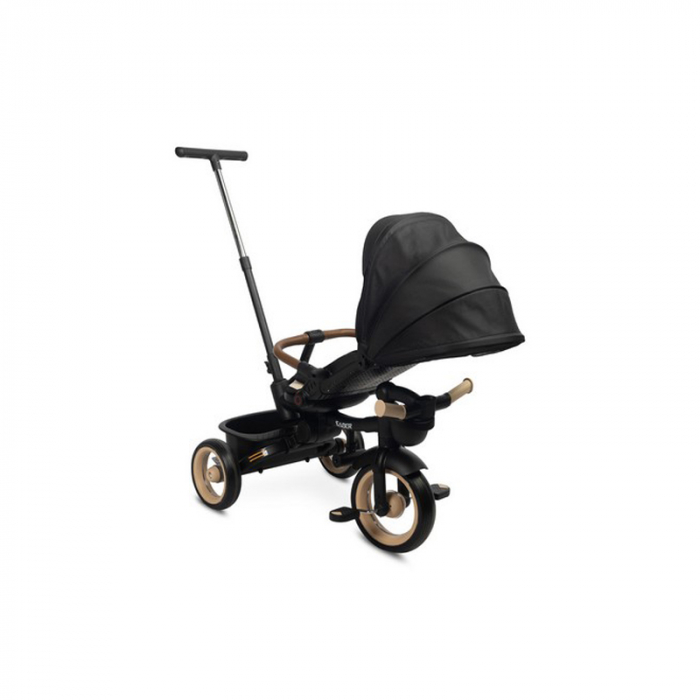Tricicleta pentru copii, cu pozitie de somn si scaun reversibil, Toyz Saber 399984, Bej [3]
