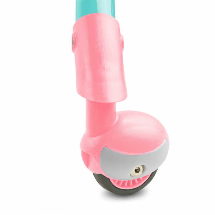 Tricicleta 2 in 1 pentru fete Beetle Caretero MJ2103-5, Roz [3]