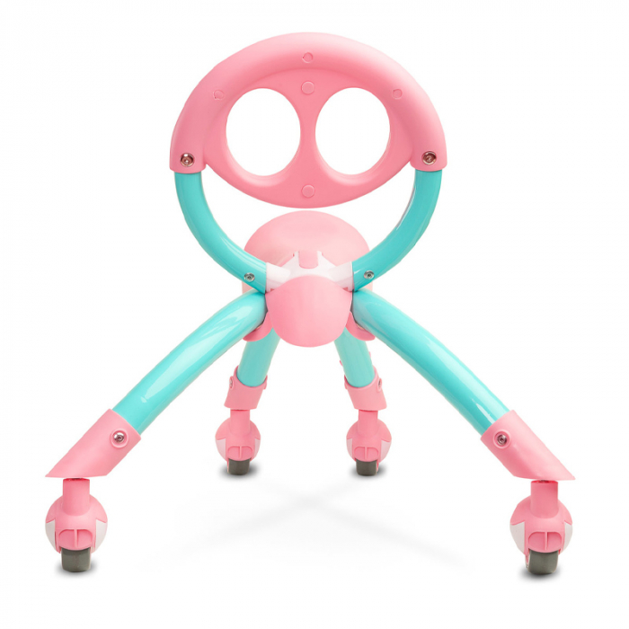 Tricicleta 2 in 1 pentru fete Beetle Caretero MJ2103-5, Roz [2]
