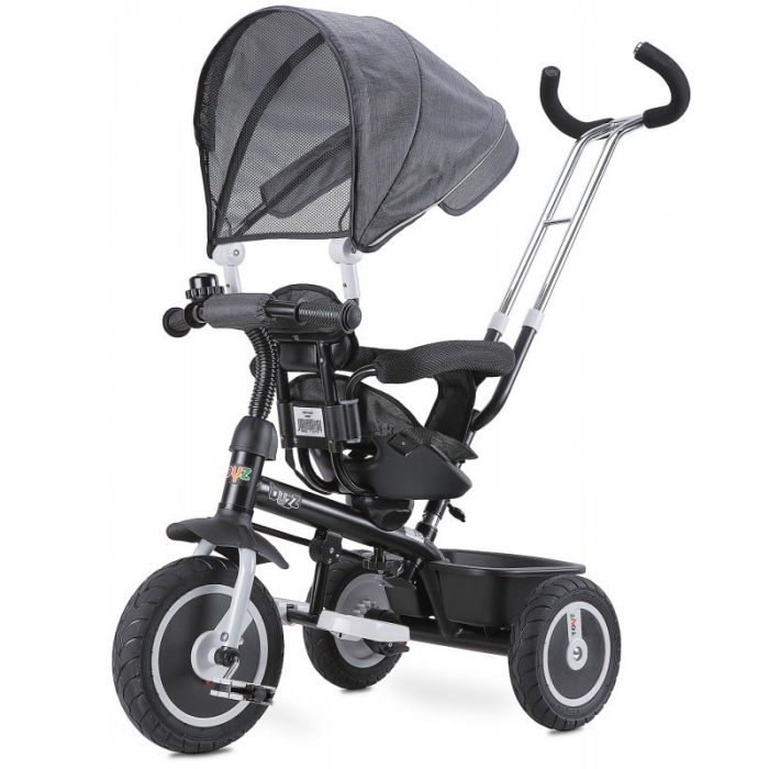 Tricicleta pentru copii Toyz Buzz EN-71GR, Gri [2]