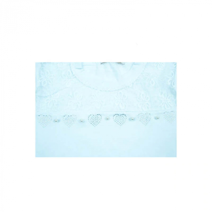 Tricou maneca scurta pentru fete Happy House WB-2561A, Alb [3]